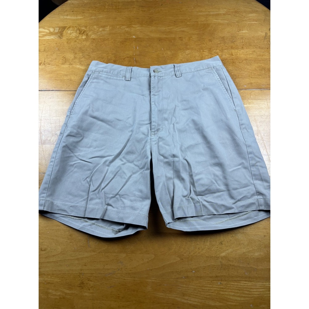 Polo Ralph Lauren Philip Short Mens 36 Tan Khaki Cotton Chino Flat Front Shorts